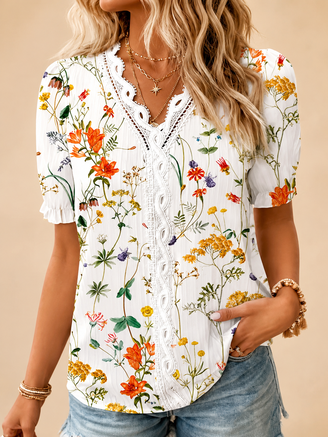 Blusa Elegante de Verano para Mujer