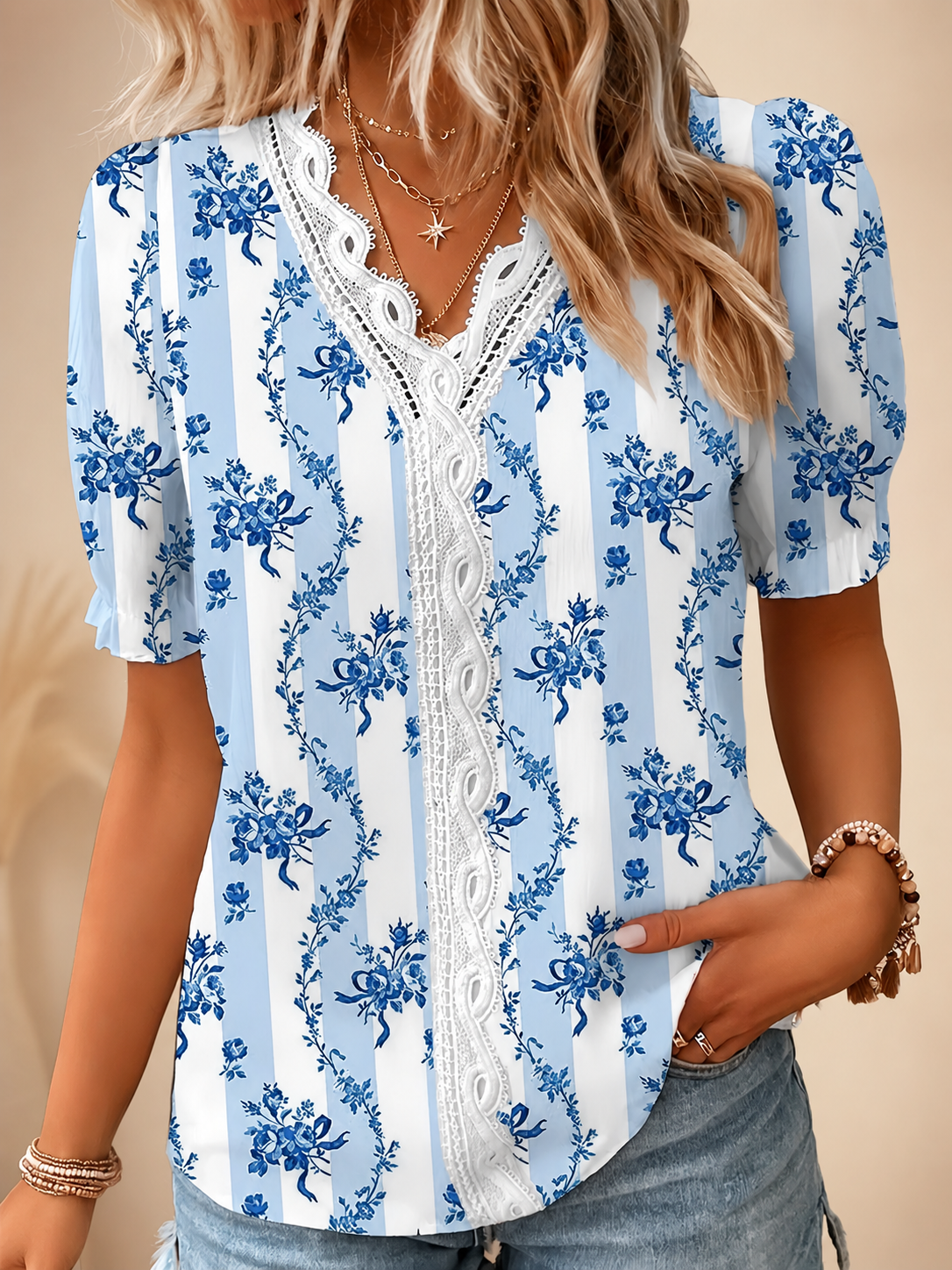 Blusa Elegante de Verano para Mujer