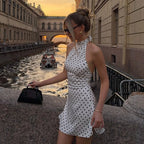 Vestido Dayana – Vestido Mini Elegante de Lunares