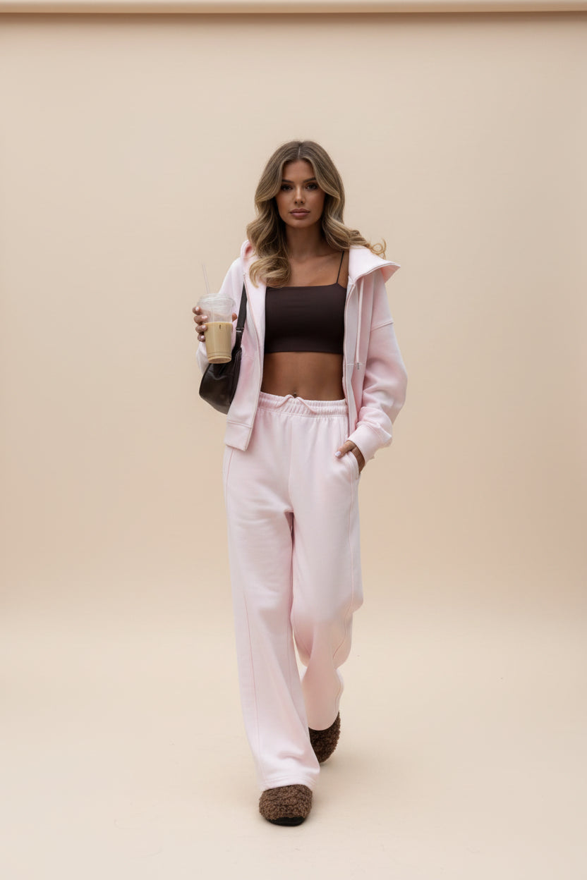 Conjunto  Elena –  de 2 Piezas con Sudadera de Cierre y Pantalón