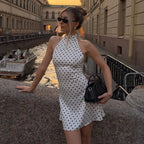 Vestido Dayana – Vestido Mini Elegante de Lunares