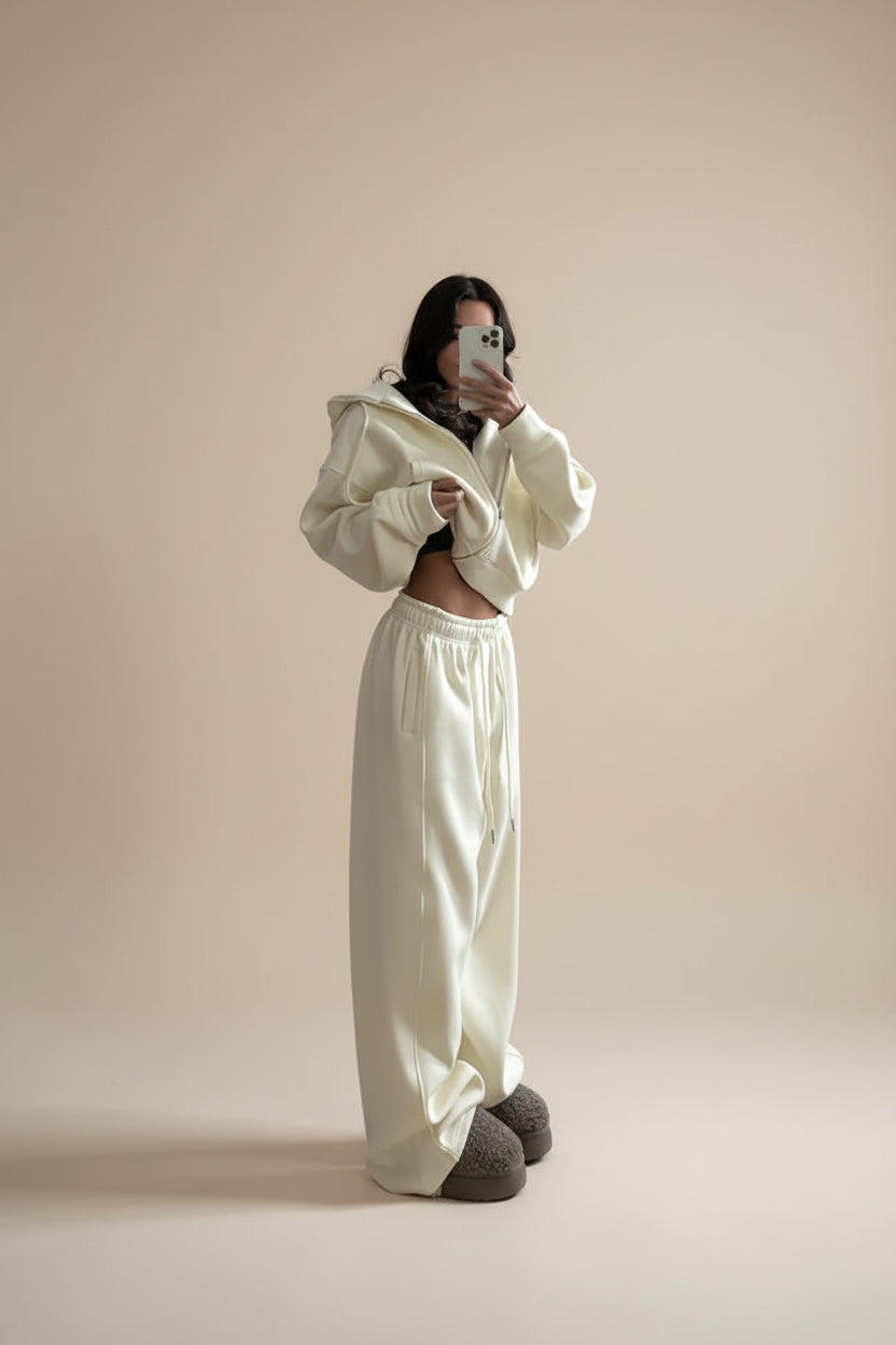 Conjunto  Elena –  de 2 Piezas con Sudadera de Cierre y Pantalón