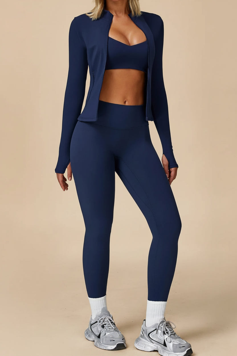 Conjunto Deportivo Sofía de 2 o 3 Piezas para Yoga y Entrenamiento