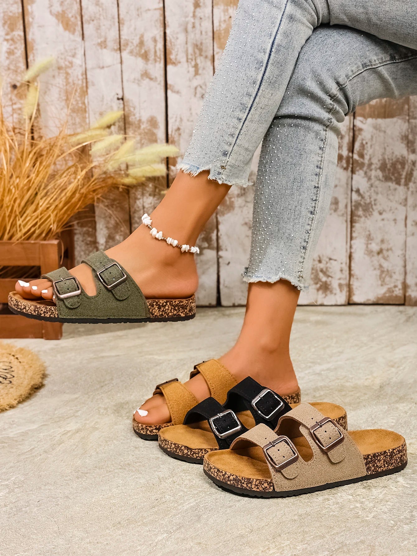 Sandalias Planas Retro Valentina para Mujer